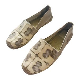 Tory Burch Espadrille Ines Beige shoes size 9.5